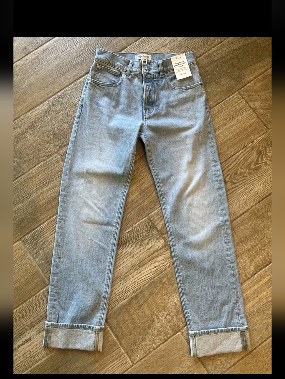 Madewell Dean Easy Straight Jeans